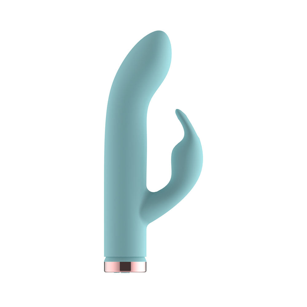 Passion Play Silicone Rabbit Vibrator Blue Blue Usb Rechargeable Mini Rabbit Vibrator