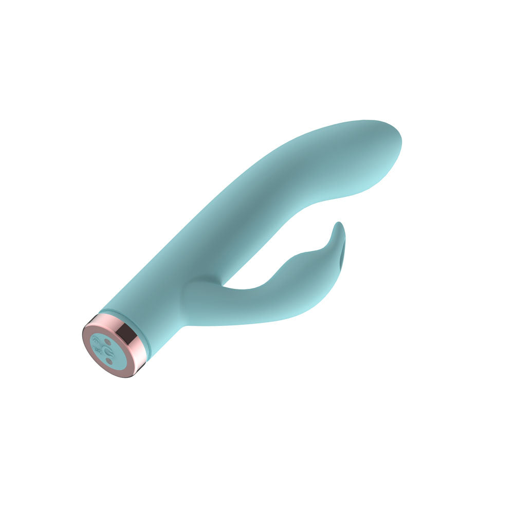Passion Play Silicone Rabbit Vibrator Blue Blue Usb Rechargeable Mini Rabbit Vibrator