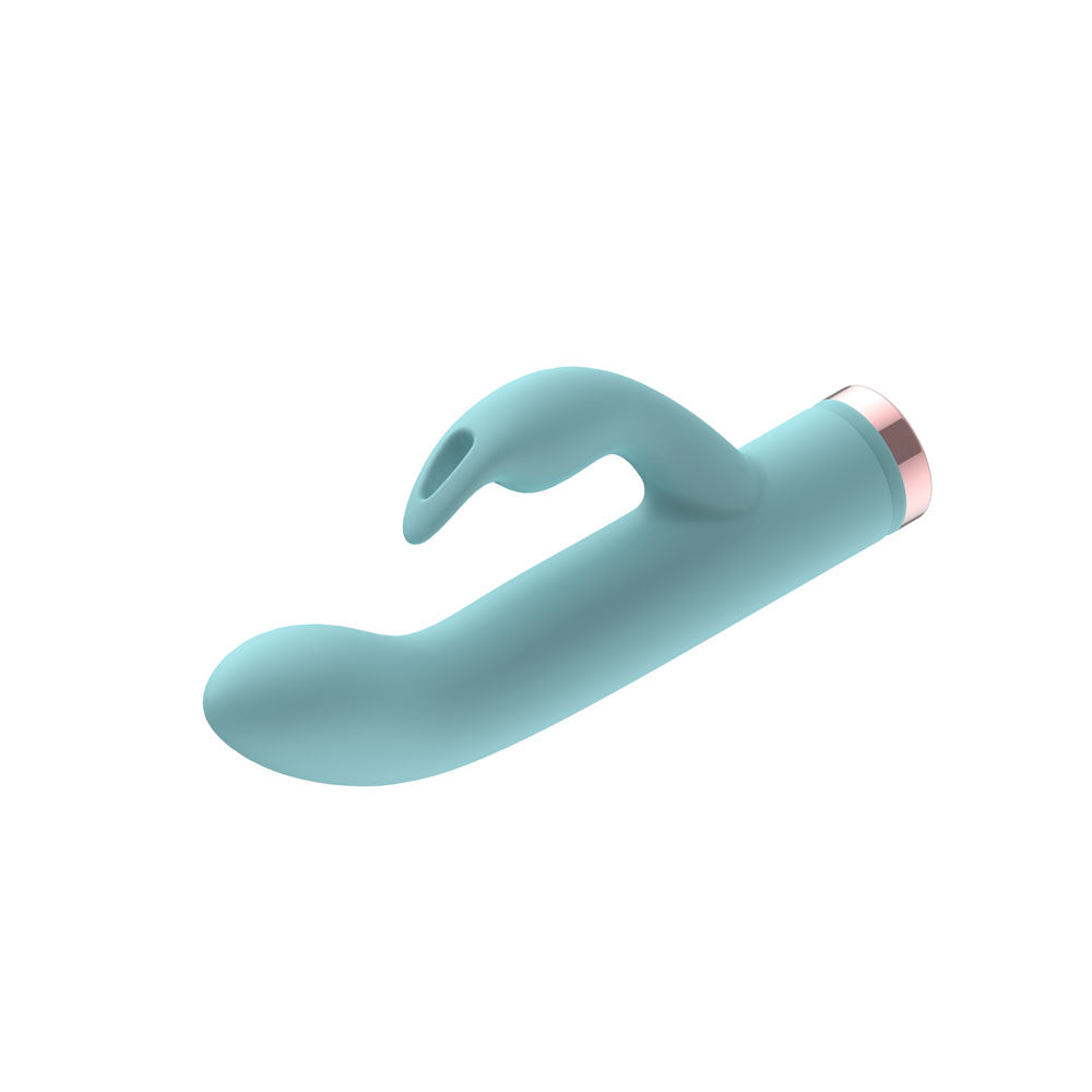 Passion Play Silicone Rabbit Vibrator Blue Blue Usb Rechargeable Mini Rabbit Vibrator