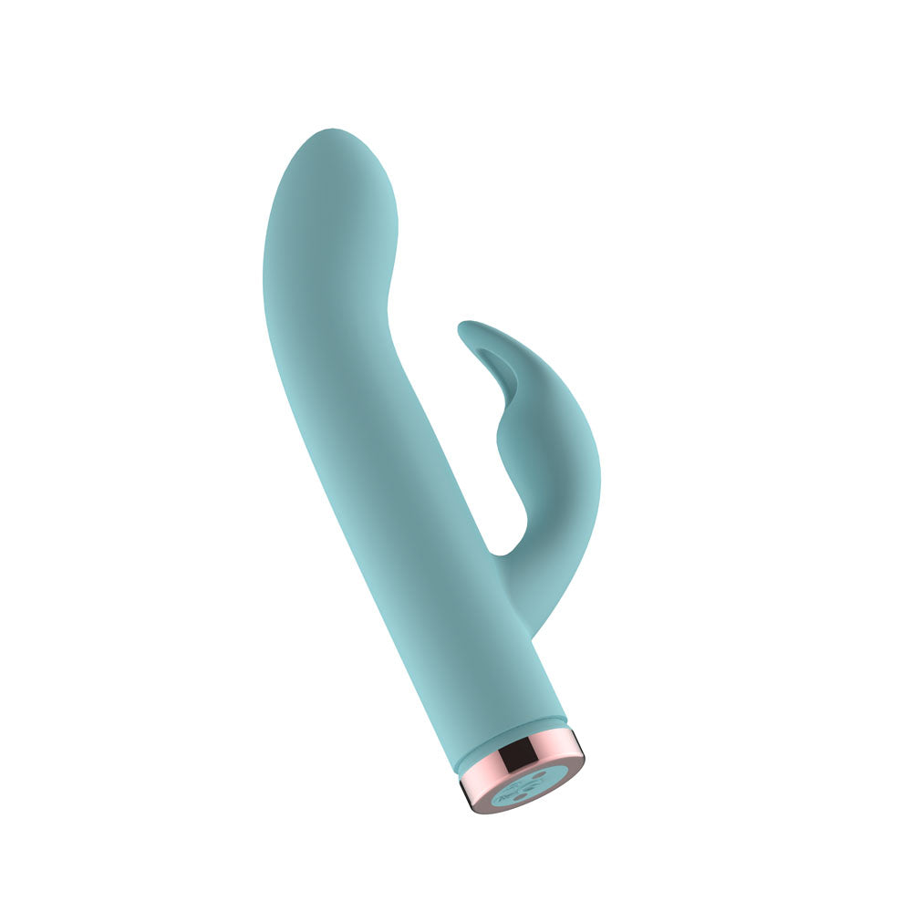 Passion Play Silicone Rabbit Vibrator Blue Blue Usb Rechargeable Mini Rabbit Vibrator