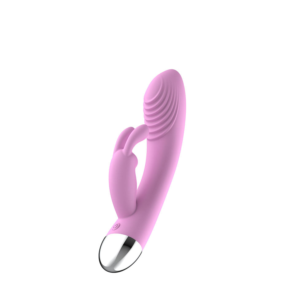 Passion Play Silicone Rabbit Vibrator Pink 18.6 Cm Usb Rechargeable Rabbit Vibrator
