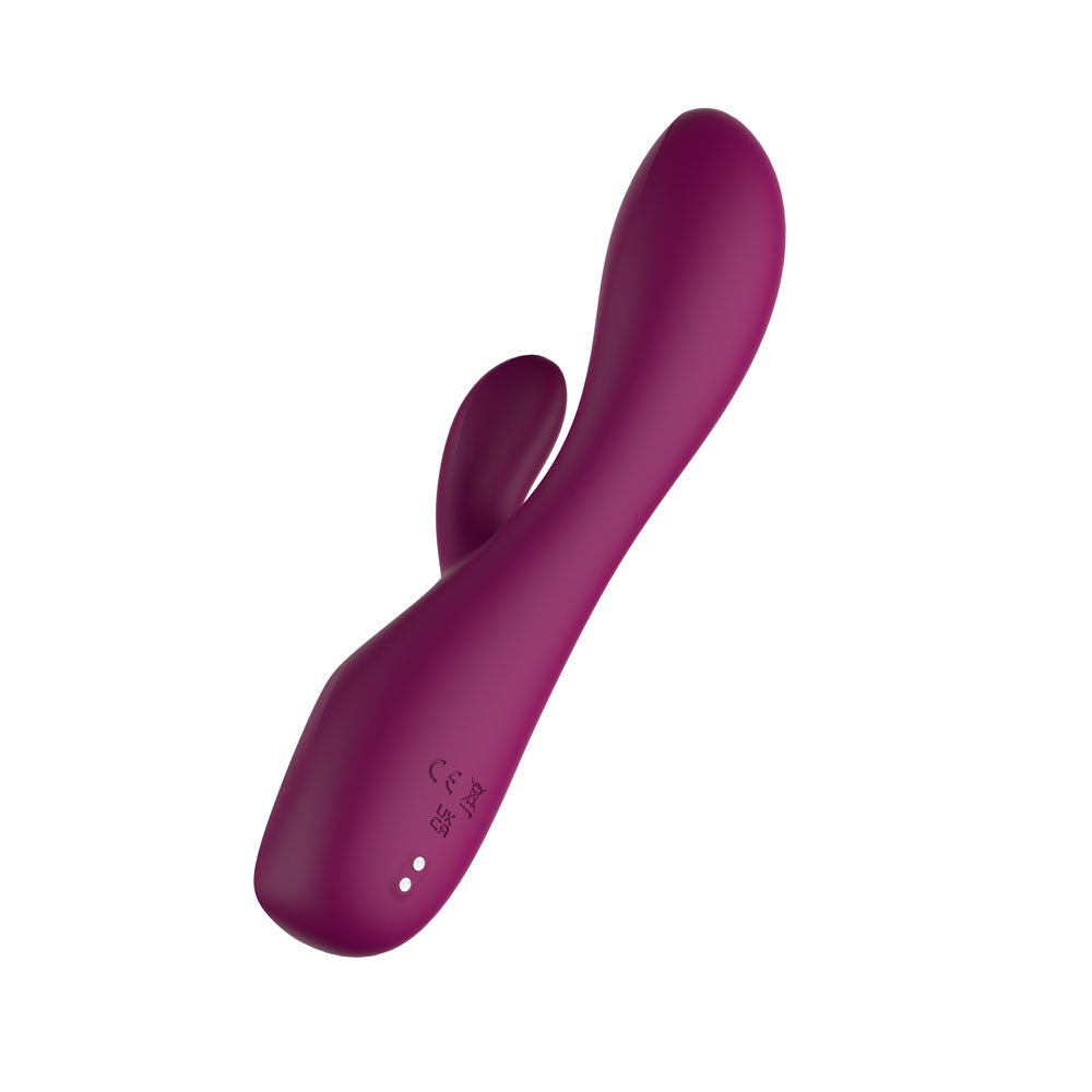 Passion Play Rabbit Vibrator With Led Screen Purple 19.2 Cm Usb Rechargeable Rabbit Vibrator