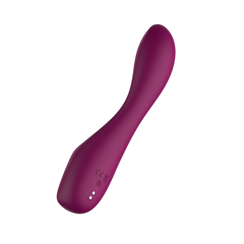 Passion Play G Spot Vibrator With Led Screen Purple 19.2 Cm Usb Rechargeable G Spot Vibrator