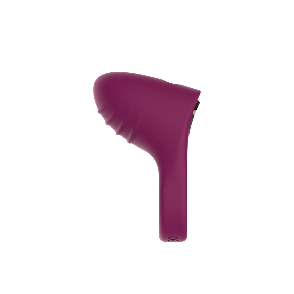 Passion Play Silicone Vibrating Cockring Purple Usb Rechargeable Penis Ring