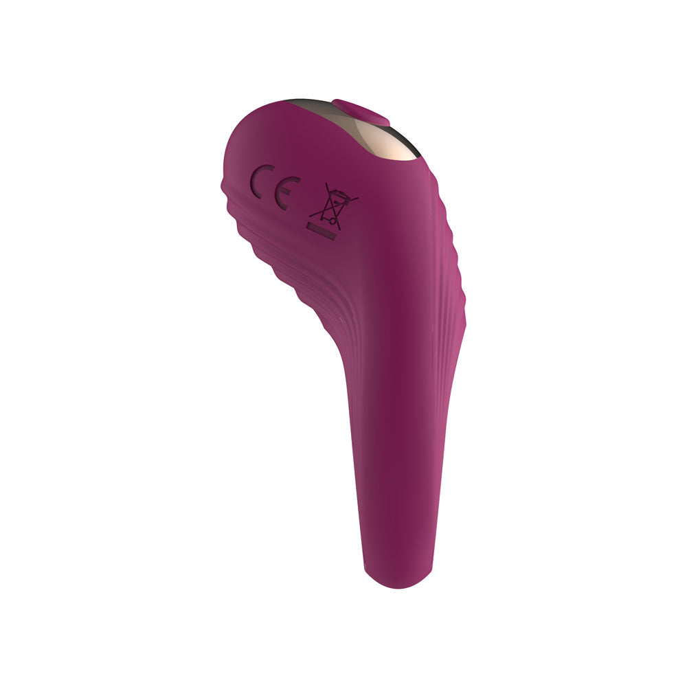 Passion Play Silicone Vibrating Cockring Purple Usb Rechargeable Penis Ring