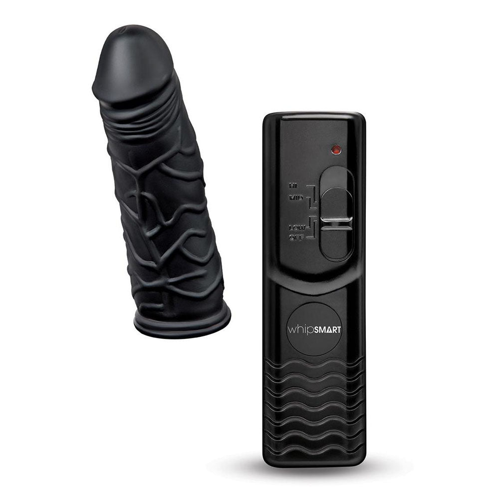 Whipsmart Inflatable Bangin Bolster Black Inflatable Cushion With 6'' Vibrating Dong