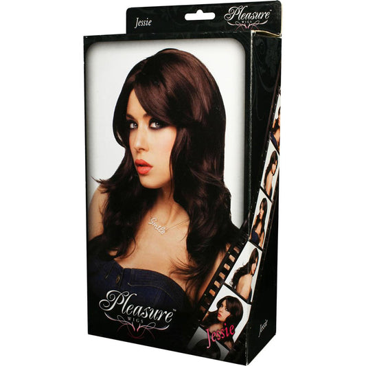 Pleasure Wigs Jessie Brown Brunette Wig