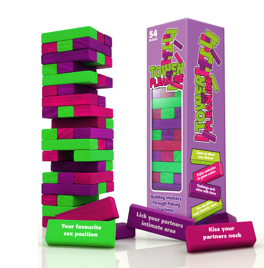 Tower Of Pleasure Couples Tumbling Tower Game
