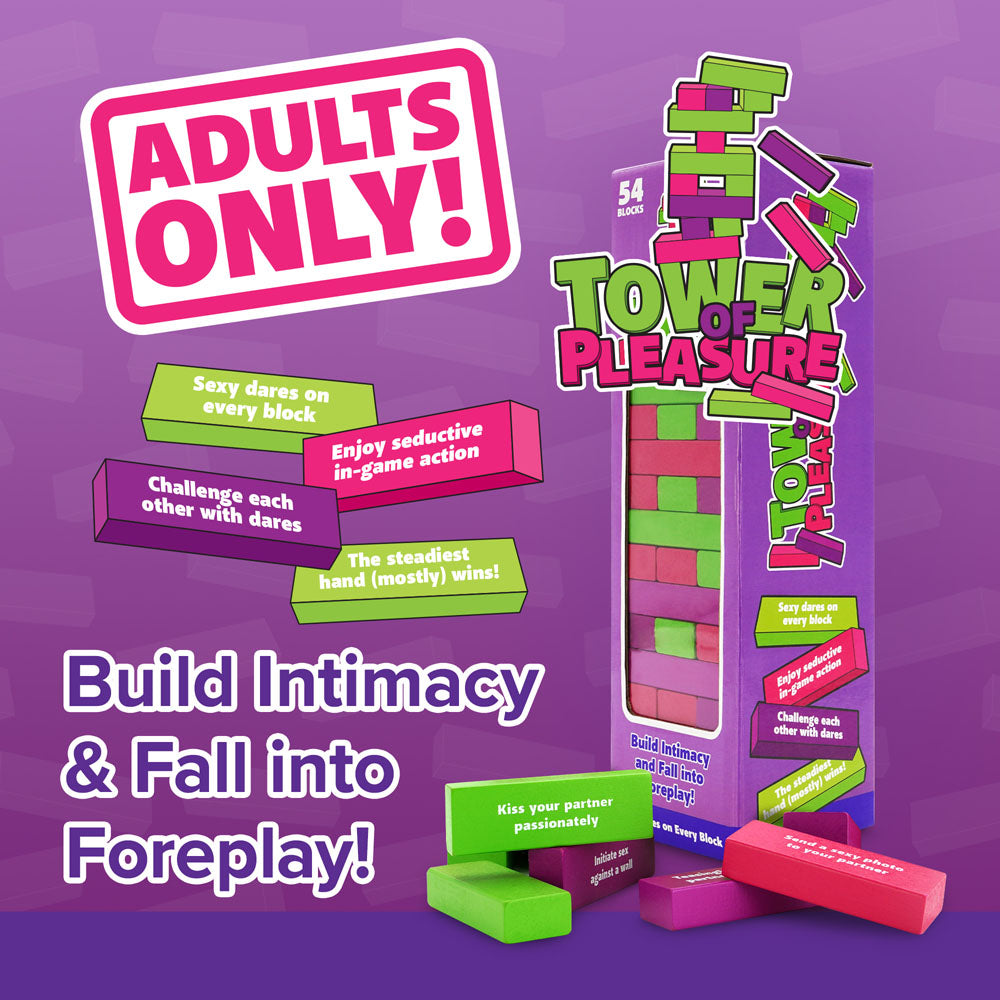 Tower Of Pleasure Couples Tumbling Tower Game