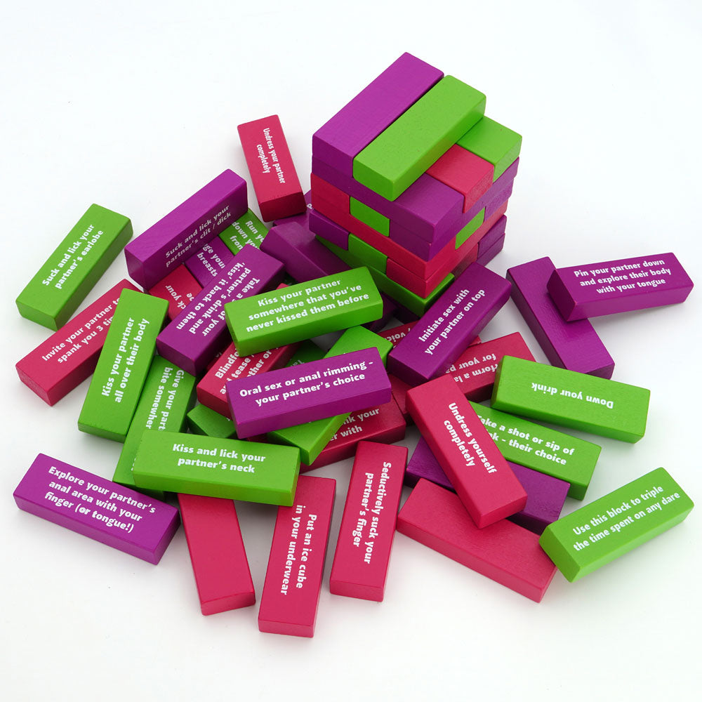 Tower Of Pleasure Couples Tumbling Tower Game