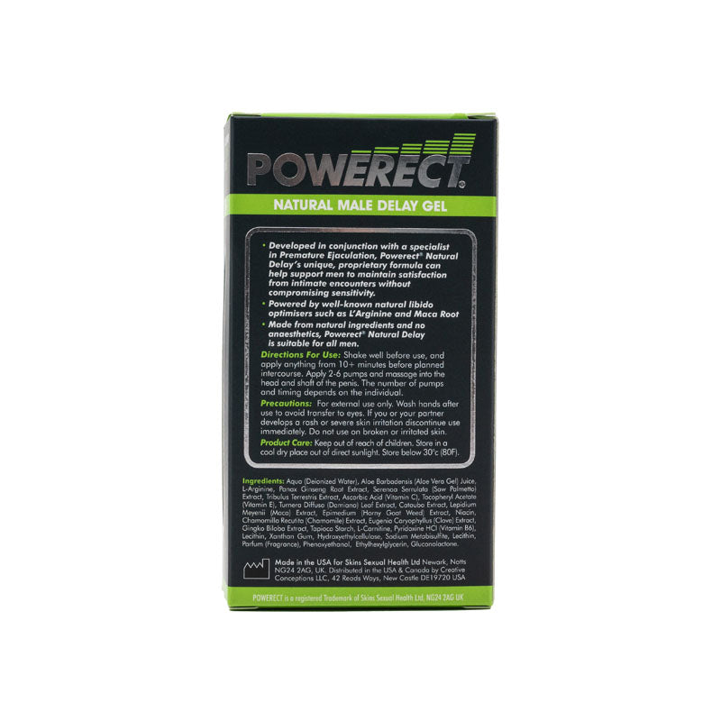Powerect Natural Delay Serum Male Delay Serum 30 Ml Bottle