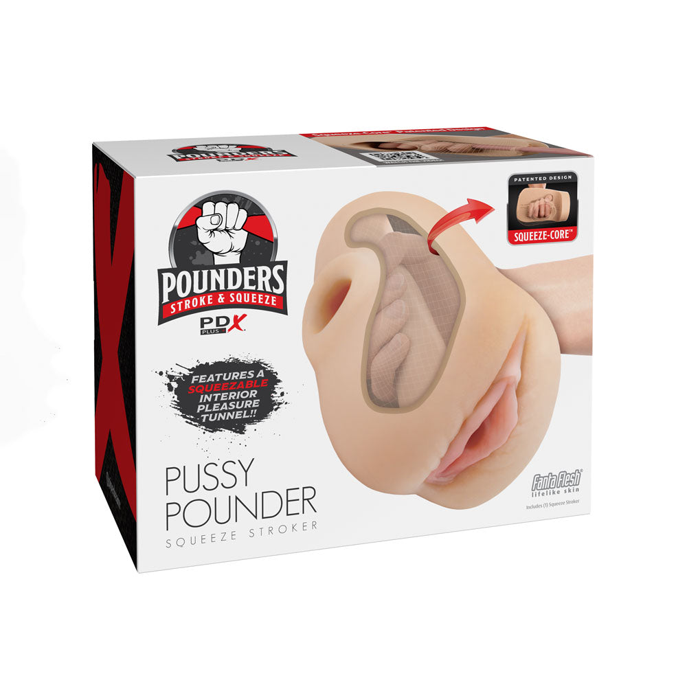 Pdx Plus Pussy Pounder Squeeze Stroker Flesh Flesh Vagina Stroker