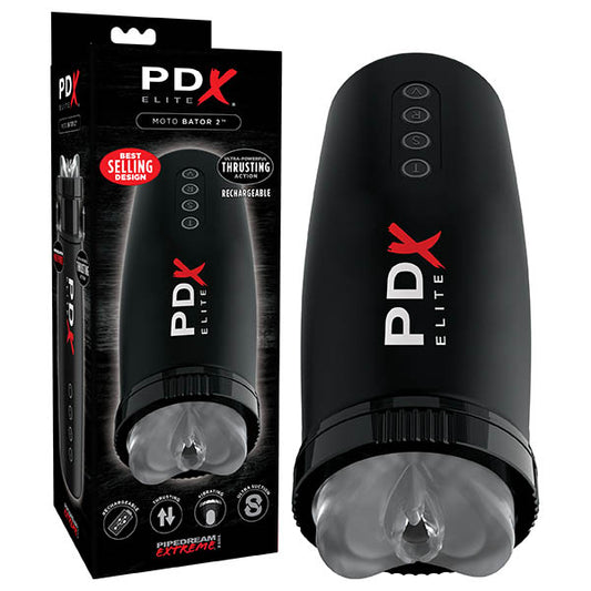 Pipedream Extreme Toyz Elite Motobator 2 Black Usb Rechargeable Powered Masturbator