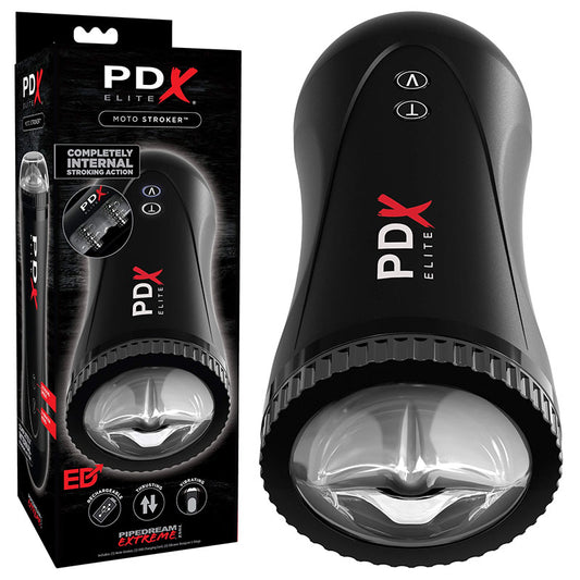 Pipedream Extreme Toyz Elite Moto Stroker Black Powered Masturbator