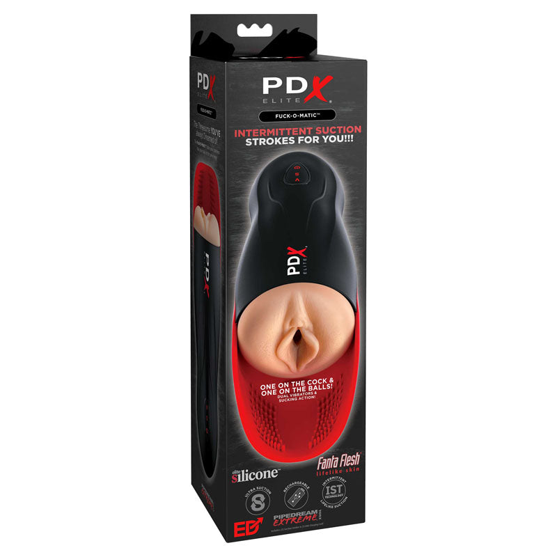 Pipedream Extreme Toys Elite Fuck O Matic Usb Rechargeable Sucking Masturbator