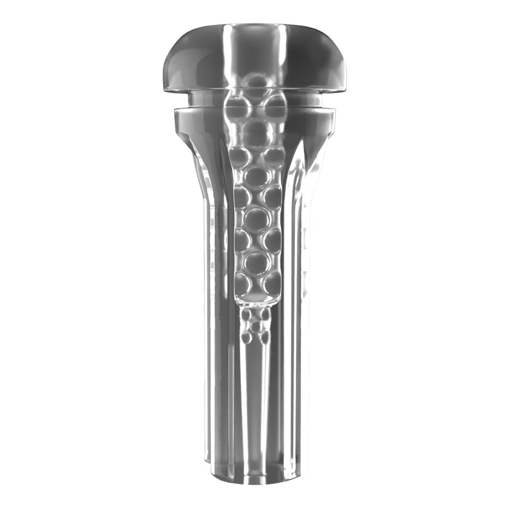 Pdx Elite View Tube Xxl Led Stroker Clear Stroker With Led Lights