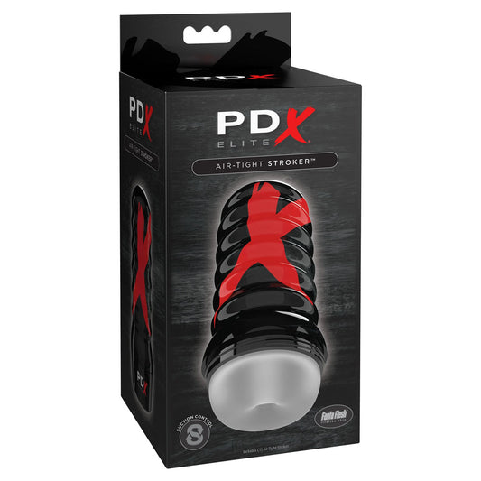 Pdx Elite Air Tight Stroker Frosted Clear Stroker