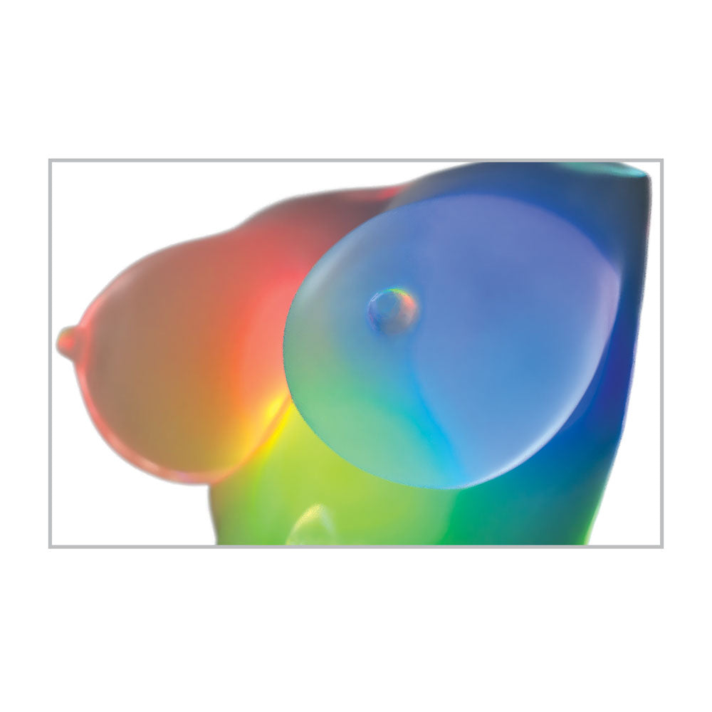 Pdx Elite Go Go Bator Led Mega Masturbator Clear With Led Mini Torso Masturbator