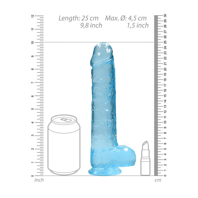 Realrock Realistic Dildo With Balls 9 In