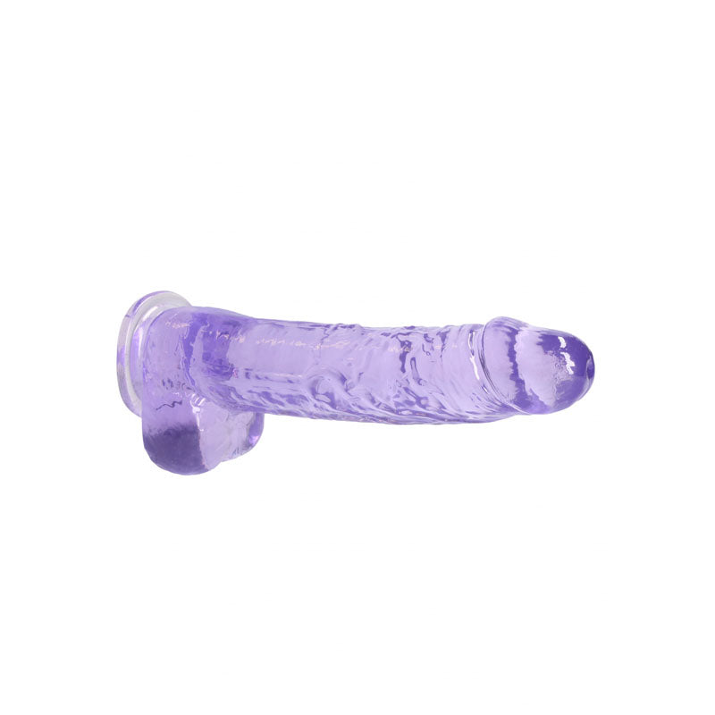 Real Rock 9'' Realistic Dildo With Balls Purple 22.9 Cm Dong