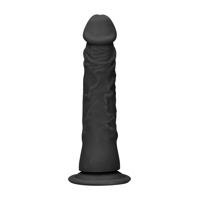 Realrock 8'' Realistic Dildo Black 20.3 Cm Dong