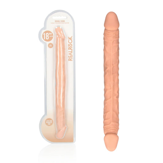 Realrock 18'' Double Dildo Flesh 46 Cm Double Dong