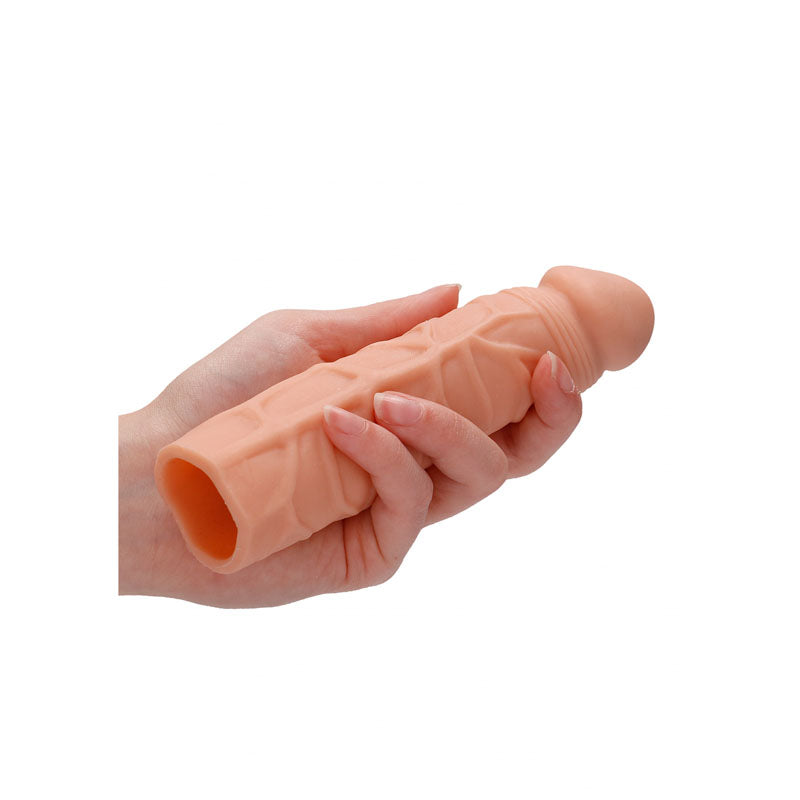 Realrock 7'' Penis Extender Flesh 17.8 Cm Penis Extension Sleeve