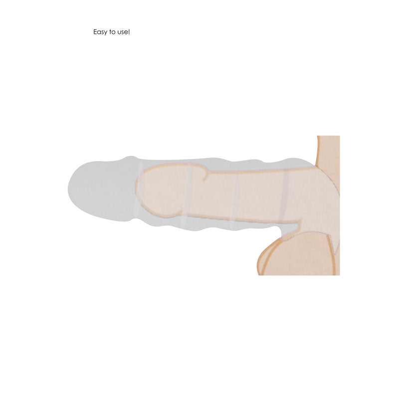 Realrock 7'' Penis Extender Flesh 17.8 Cm Penis Extension Sleeve