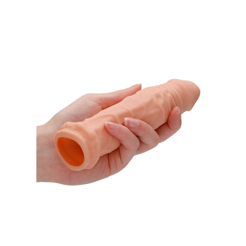 Realrock 6'' Realistic Penis Sleeve Flesh 15.2 Cm Penis Extension Sleeve