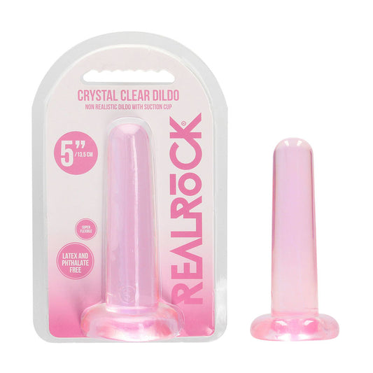 Realrock Non Realistic Dildo With Suction Cup 13.5 Cm Pink 13.5 Cm Dong