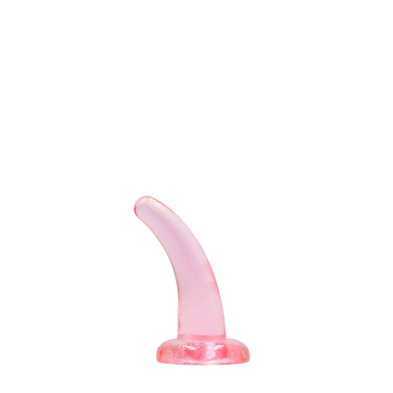 Realrock Non Realistic Dildo With Suction Cup 11.5 Cm Pink 11.5 Cm Curved Pegging Dong