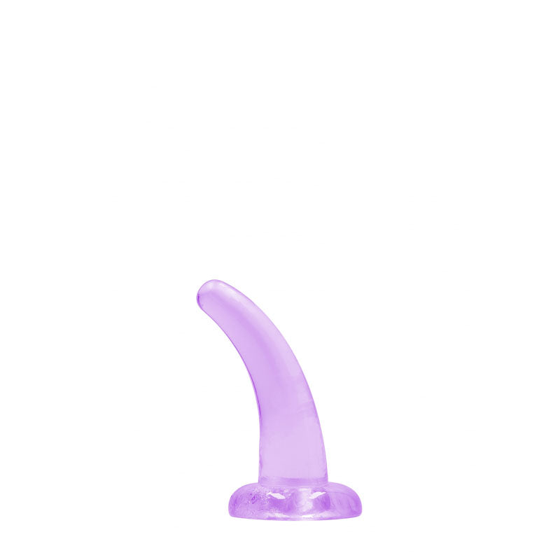 Realrock Non Realistic Dildo With Suction Cup 11.5 Cm Purple 11.5 Cm Curved Pegging Dong