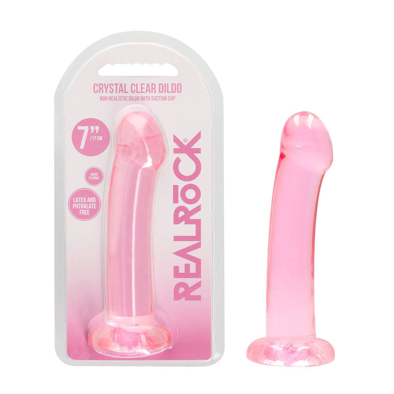 Realrock Non Realistic Dildo With Suction Cup 17 Cm Pink 17 Cm Dong