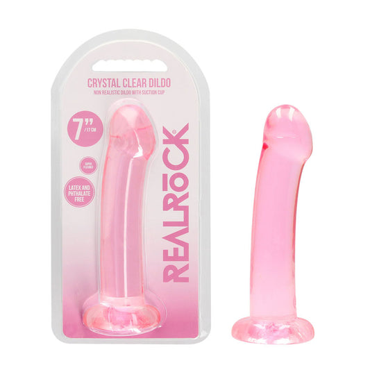 Realrock Non Realistic Dildo With Suction Cup 17 Cm Pink 17 Cm Dong