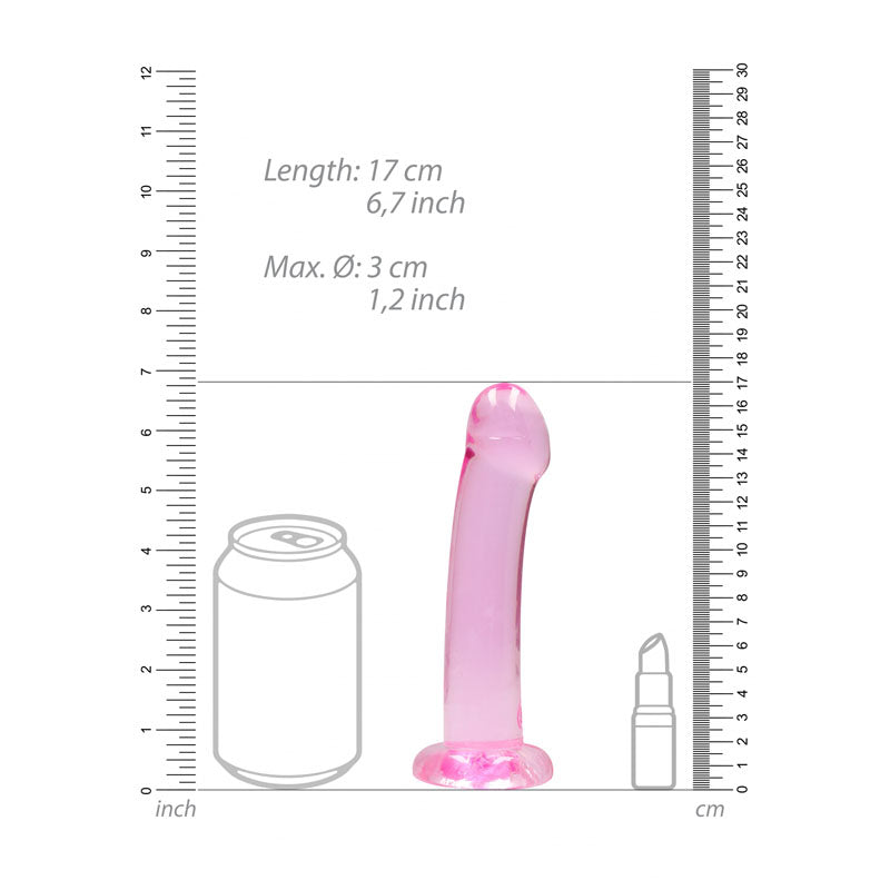 Realrock Non Realistic Dildo With Suction Cup 17 Cm Pink 17 Cm Dong
