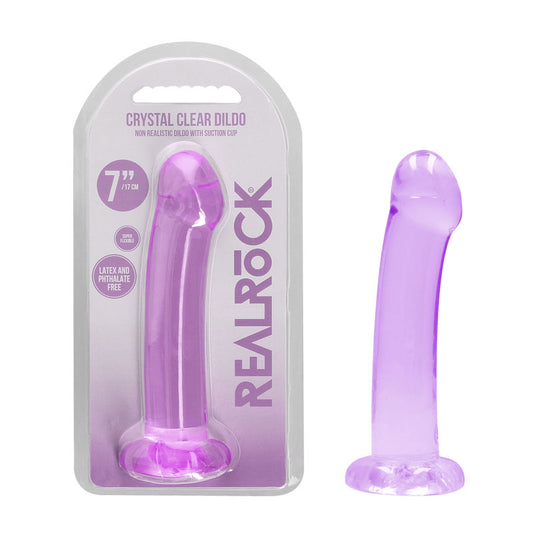 Realrock Non Realistic Dildo With Suction Cup 17 Cm Purple 17 Cm Dong