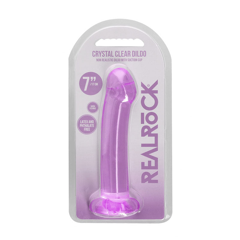 Realrock Non Realistic Dildo With Suction Cup 17 Cm Purple 17 Cm Dong