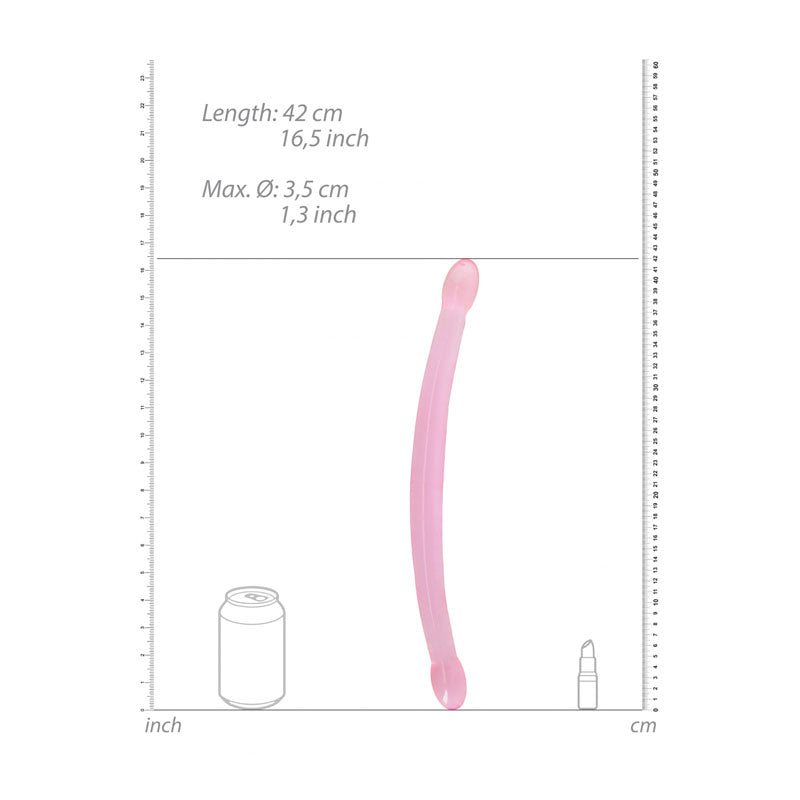 Realrock Non Realistic Double Dong 17'' Pink 42 Cm Double Dong
