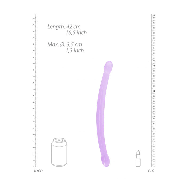Realrock Non Realistic Double Dong 17'' Purple 42 Cm Double Dong