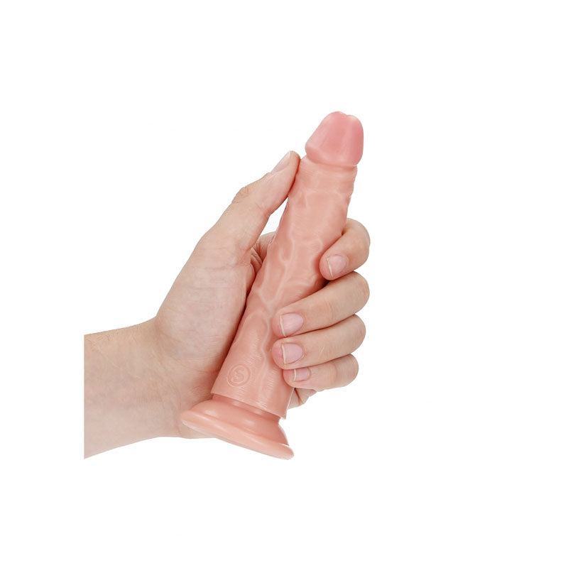 Realrock Realistic Slim Dildo Without Balls 15.5 Cm Flesh 15.5 Cm (6'') Dong