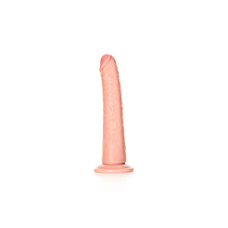 Realrock Realistic Slim Dildo With Suction Cup 20.5cm Flesh 20.5 Cm (8'') Dong