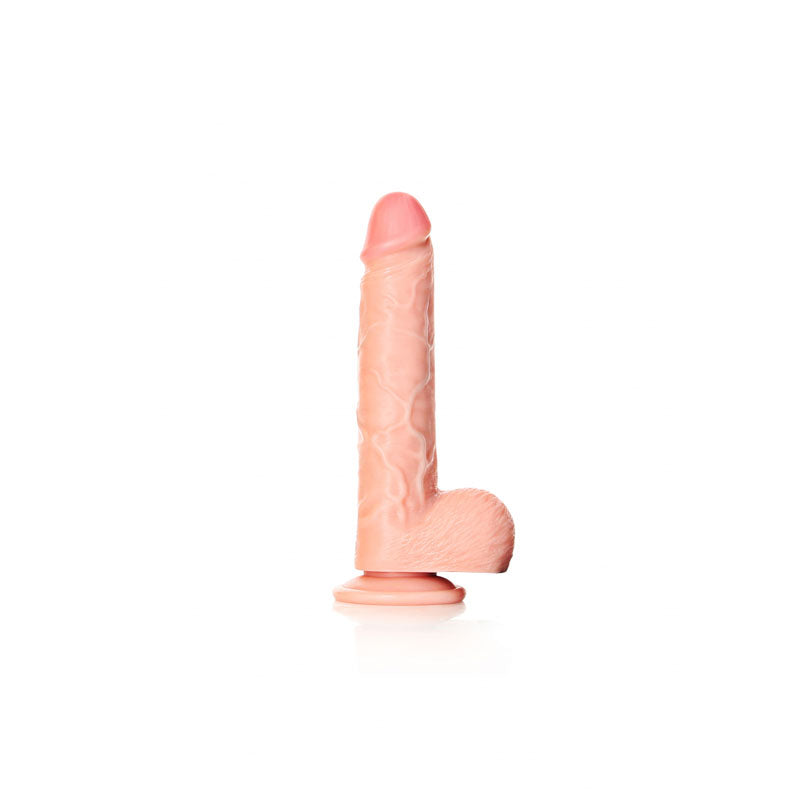 Realrock Straight Realistic Dildo With Balls 18 Cm Flesh 18 Cm (7'') Dong