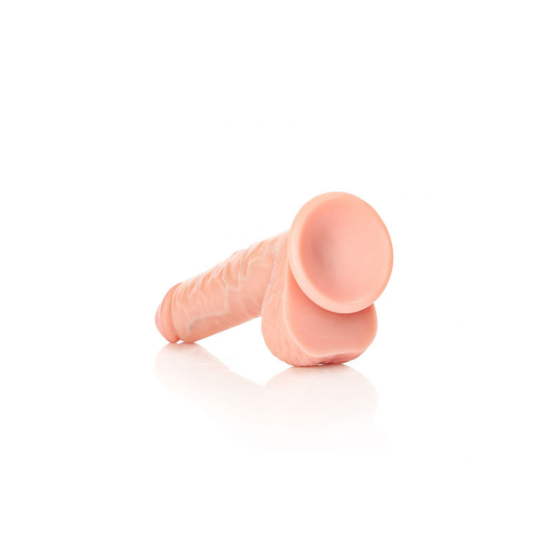 Realrock Straight Realistic Dildo With Balls 18 Cm Flesh 18 Cm (7'') Dong