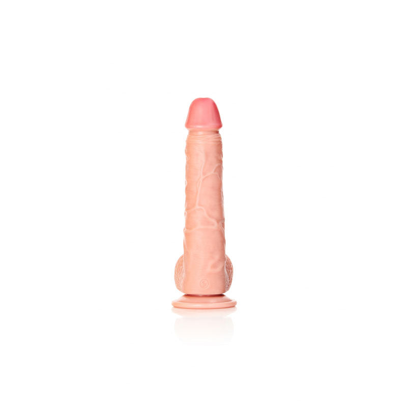 Realrock Straight Realistic Dildo With Balls 25.5 Cm Flesh 25.5 Cm (10'') Dong