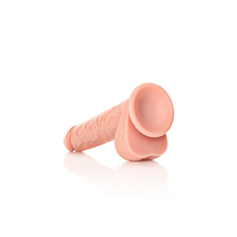 Realrock Straight Realistic Dildo With Balls 25.5 Cm Flesh 25.5 Cm (10'') Dong