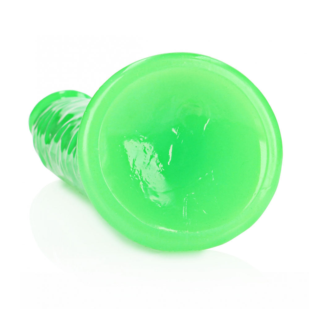 Realrock 29 Cm Slim Glow In The Dark Neon Green Glow In Dark Green 29 Cm (11'') Dong