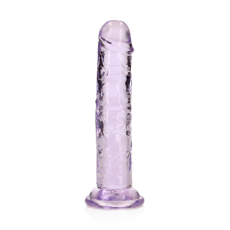 Realrock 15.5 Cm Straight Dildo Purple Purple 15.5 Cm (6'') Dong