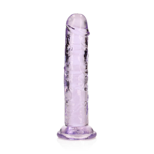 Realrock 15.5 Cm Straight Dildo Purple Purple 15.5 Cm (6'') Dong