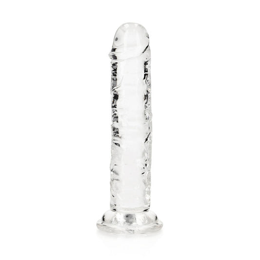 Realrock 15.5 Cm Straight Dildo Clear Clear 15.5 Cm (6'') Dong