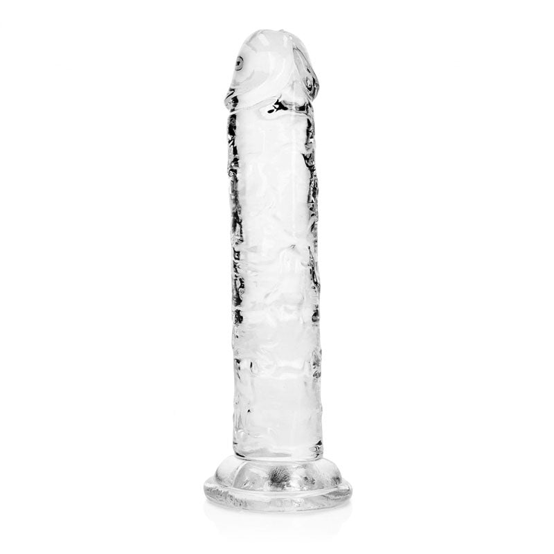 Realrock 15.5 Cm Straight Dildo Clear Clear 15.5 Cm (6'') Dong